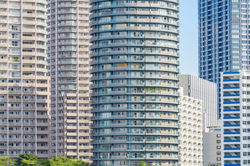 豊洲の高層マンション群