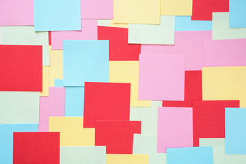 abstract colorful stickers note for background