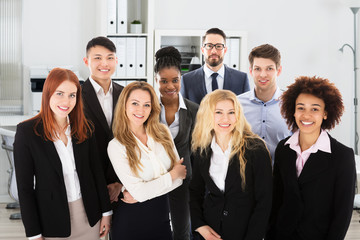 Businesspeople Isolated On White Background