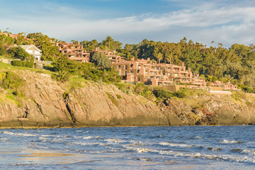 Waterfront Houses at Punta Ballena Beach, Uruguay