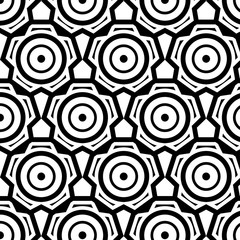 Black and white geometric pattern