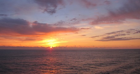 Naklejka na ściany i meble Caribbean Sunset horizontal