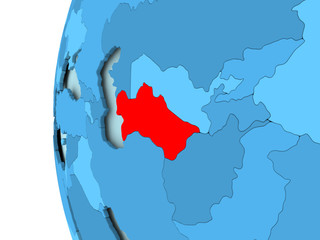 Fototapeta premium Map of Turkmenistan