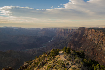 Grand CanyonSunset  South Rim Colorado River in View 1707