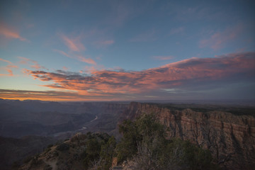Grand Canyon Sunset South Rim 1943