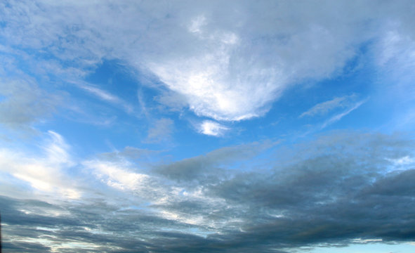 Fhoto sky with clouds