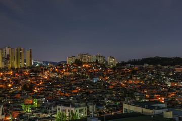 seoul city night, skyline, south korea 