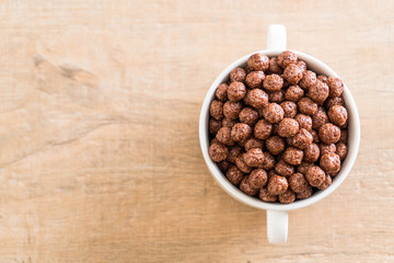 chocolate cereal bowl