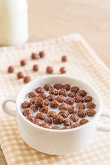 chocolate cereal bowl