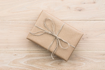 Christmas present in the wood