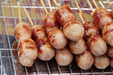 Grilled sausage Asia is delicious