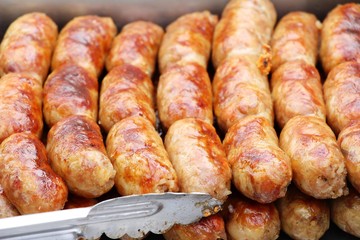 Grilled sausage asia is delicious