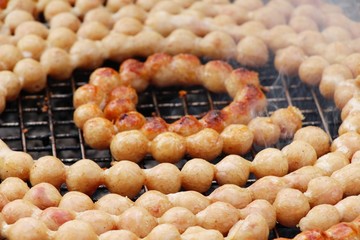 Grilled sausage asia is delicious