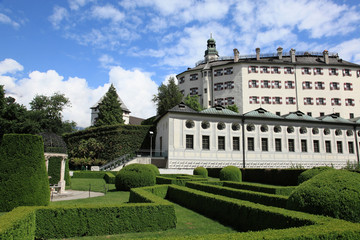 Ambras Castle in Innsbruck, Austria