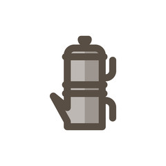 Coffee Filled - Neapolitan Flip Coffee Pot Icon