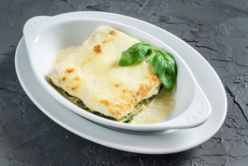 lasagna with spinach