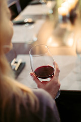 women with wine