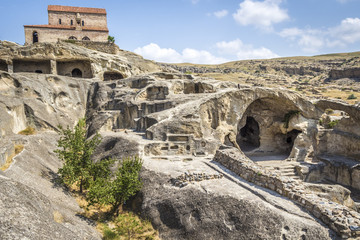 Cave city of ancient people in Uplistsikhe, Georgia. © sv_production