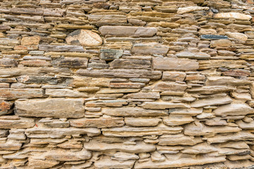 Detail of the Roman Walls of Lugo, Spain