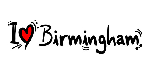 Birmingham love message