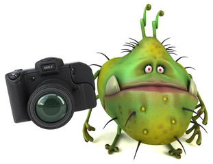 Fun germ - 3D Illustration