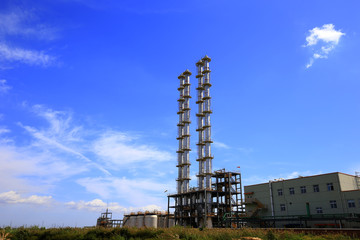 Obraz premium Industrial plant equipment