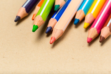 Multicolored pencils