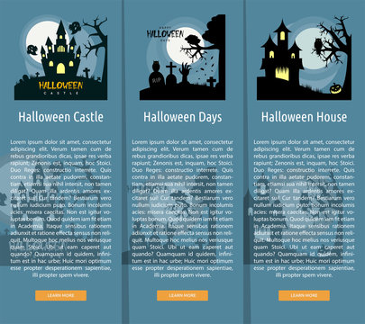 Halloween Poster Banner Concept