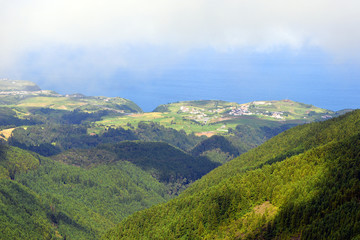 Peak of Pico da Vara (azores)