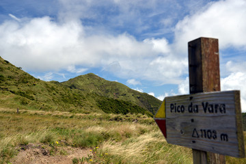 Peak of Pico da Vara (azores)