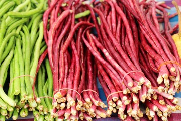 long bean in the market