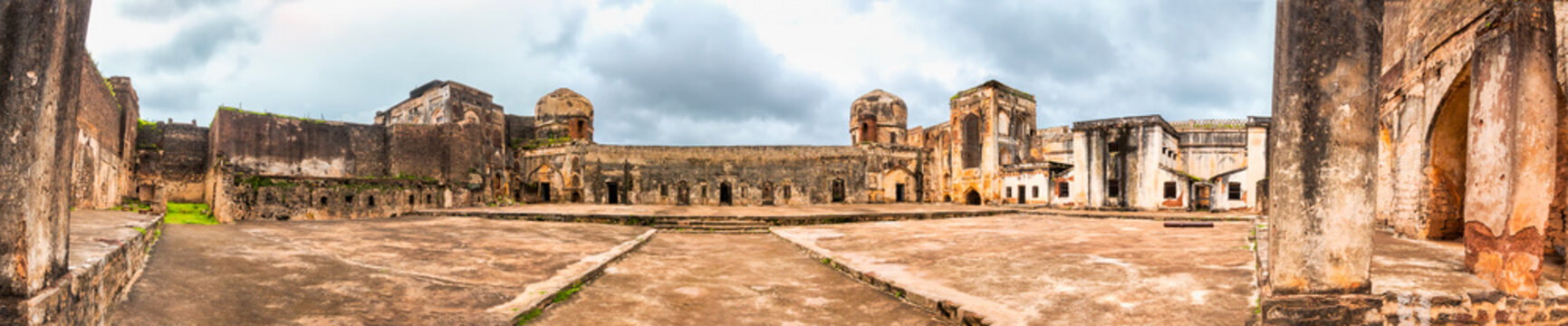 Outside court the Bidar fort in India. The fort is located 120km away from Hyderabad.
