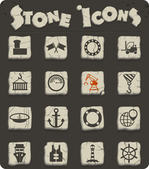 harbor icon set