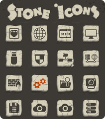 hosting provider icon set