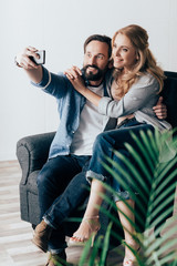 couple taking selfie