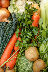 fresh vegetables background