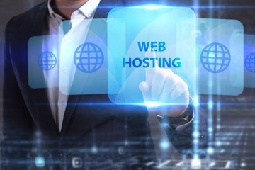The concept of business, technology, the Internet and the network. The young entrepreneur has found...