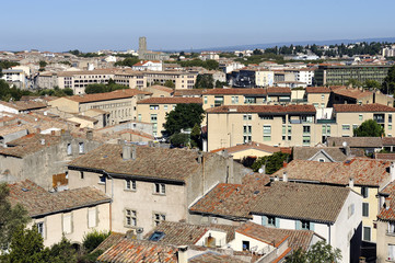 Obraz premium Carcassonne city center