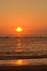 阿字ヶ浦海岸の朝