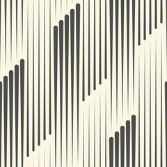 Abstract Vertical Stripe Background. Seamless Monochrome Pattern