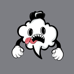 Cartoon cloud