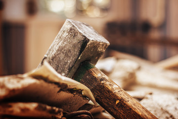 sledge hammer close up