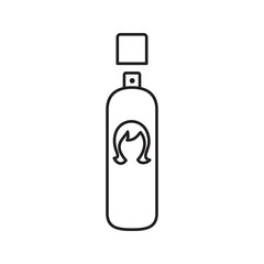 Hair spray linear icon