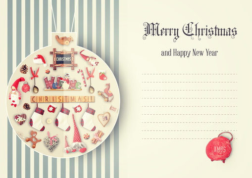 Merry Christmas Greeting Card