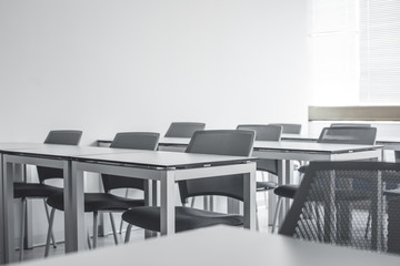 Modern High School Classroom