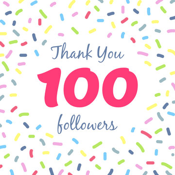 Thank You 100 Followers Network Post