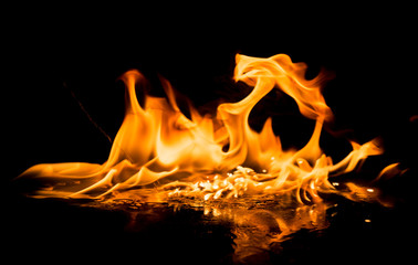 Fire flames