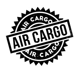 Air Cargo rubber stamp. Grunge design with dust scratches. Effects can be easily removed for a clean, crisp look. Color is easily changed.
