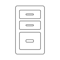 office drawers icon