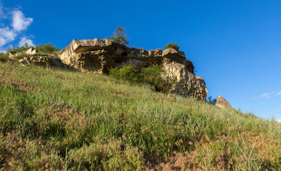 Cave city Bakla in Bakhchysarai Raion, Crimea.